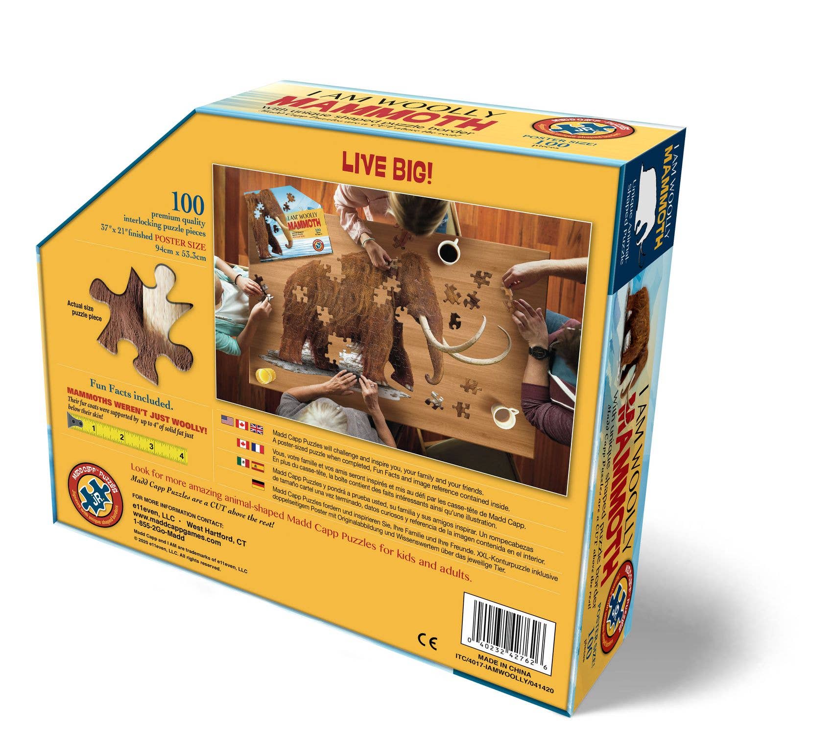 Madd Capp Games & Puzzles - Wholesale Puzzle - Kids - I AM Woolly 100 piece jigsaw puzzle - gift2