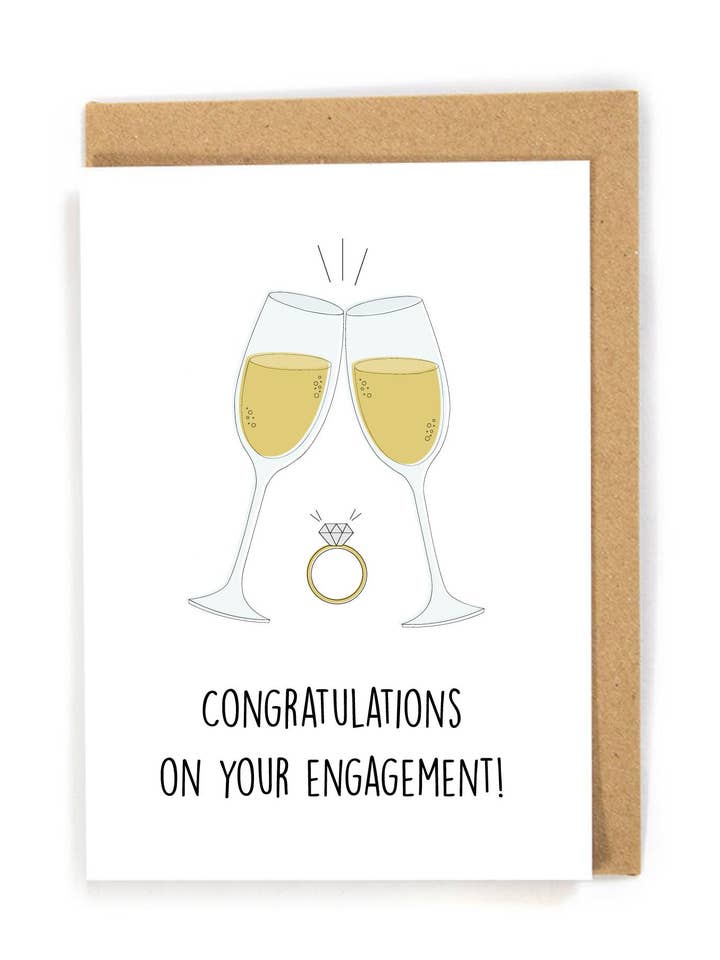 Carte de mariage Cheers pour la vente par DensenDesign