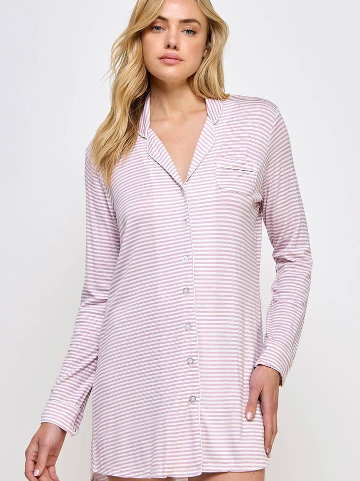 BeWicked - Wholesale Sleepwear Top - Women's - 2088 Mahina Sleep Shirt10