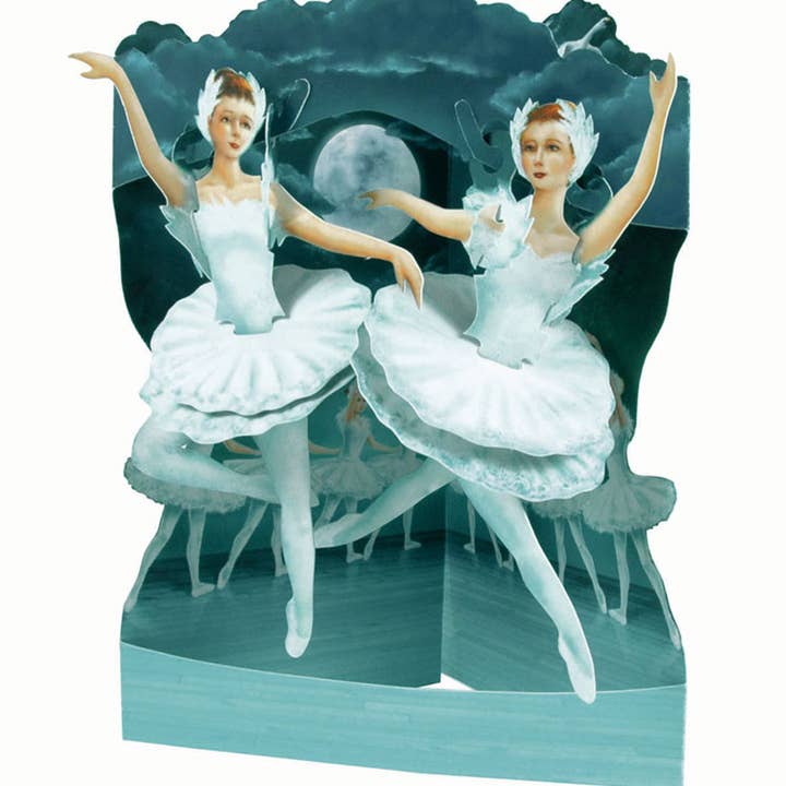 Santoro - Swan Lake Display Swing Card for wholesale by Boston International
