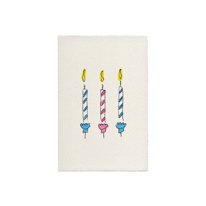 Scribble & Daub - Wholesale Birthday Card - Birthday Candles Card