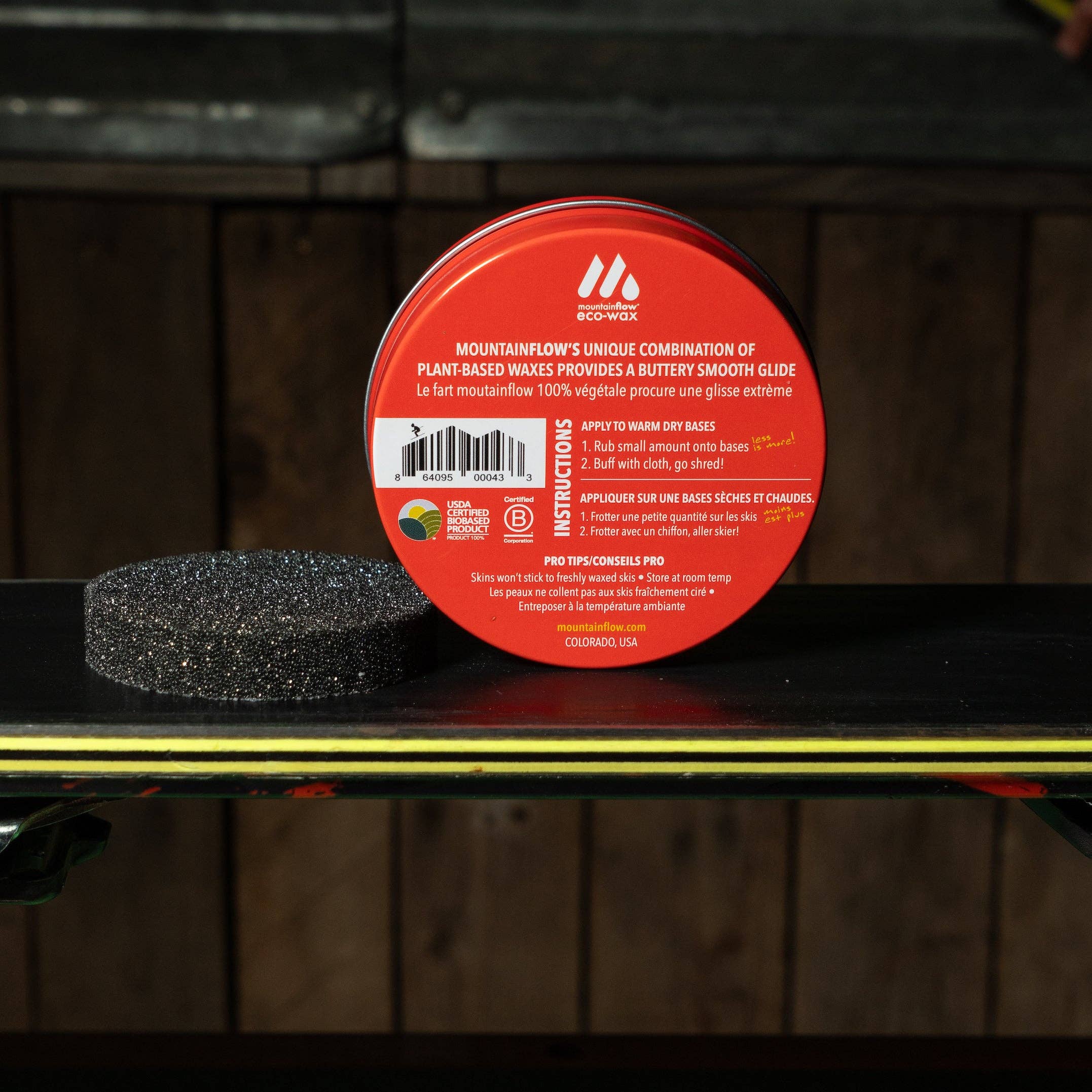 mountainFLOW - Wholesale Sporting Accessories - Quick Wax: Warm | CASE = 16 Tins | Size = 2 OZ/Tin [RETAIL]3