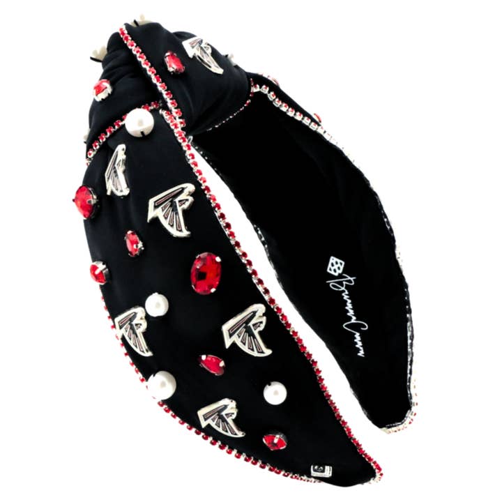 Atlanta Falcons Black Logo Headband for wholesale by Brianna Cannon
