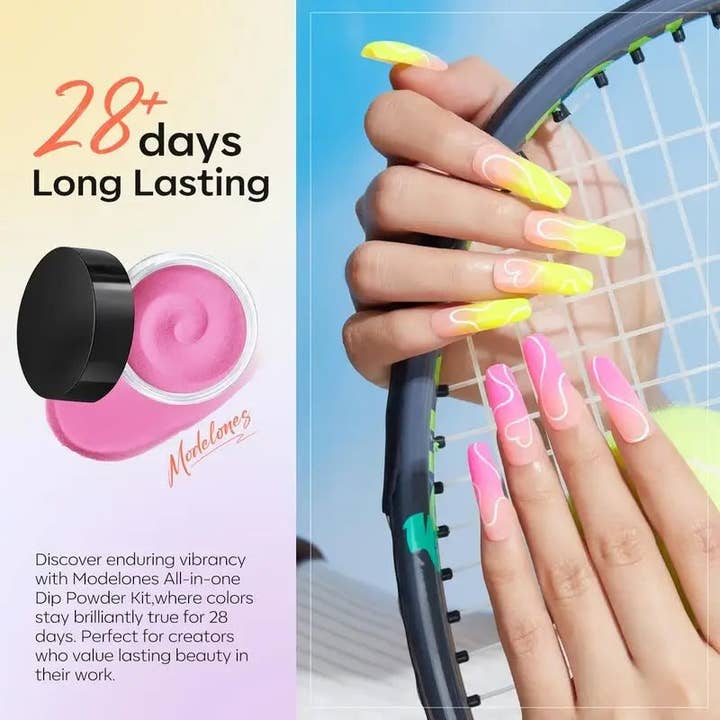 Modelones - Wholesale Nailcare Set - Love Letter - 46Pcs 20 Colors Dipping Powder Kit