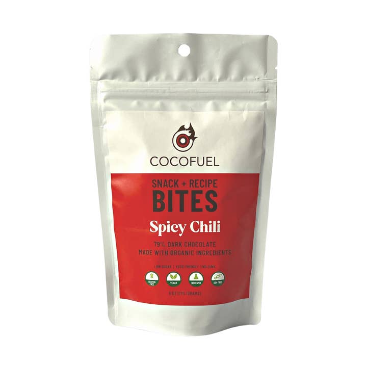 CHOCOLATE SPICY CHILI BITES for wholesale by COCOFUEL