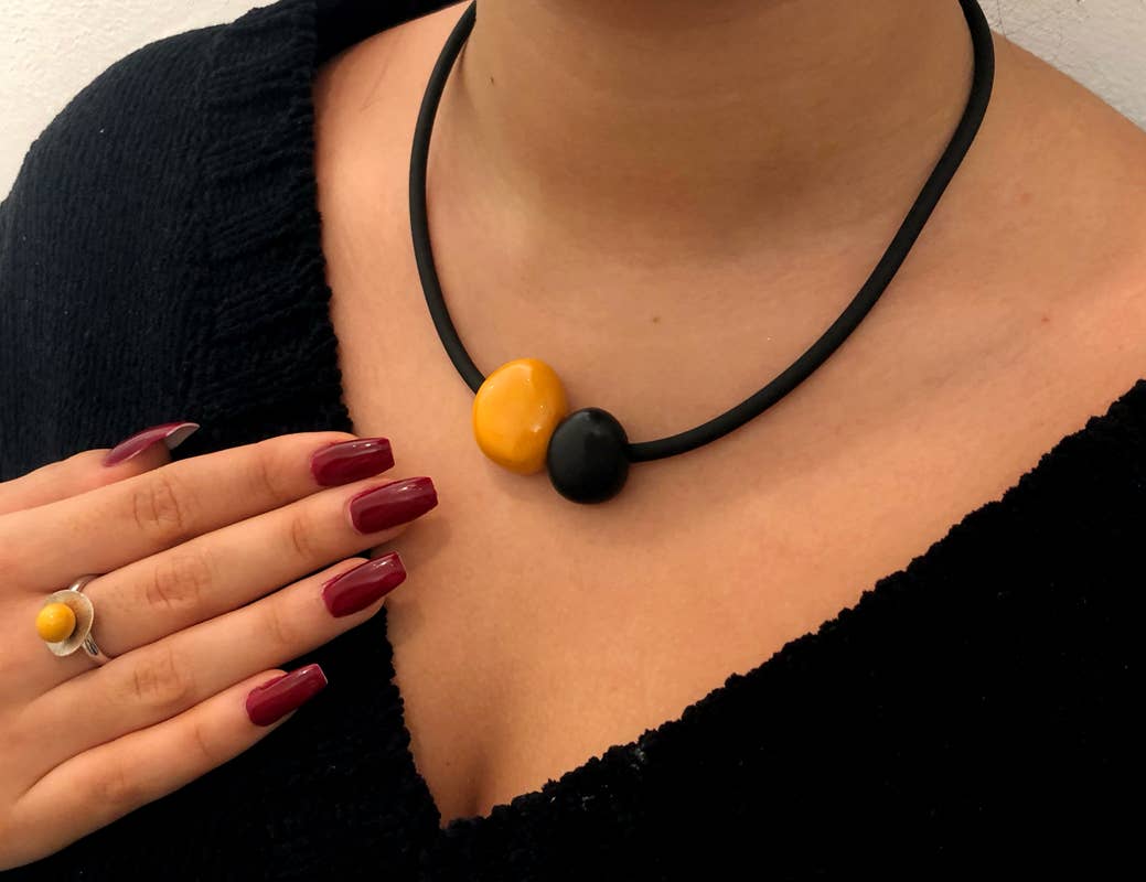 ANDREANI CRÉATIONS - Wholesale Beaded/Pearl Necklace - Pebble necklace83