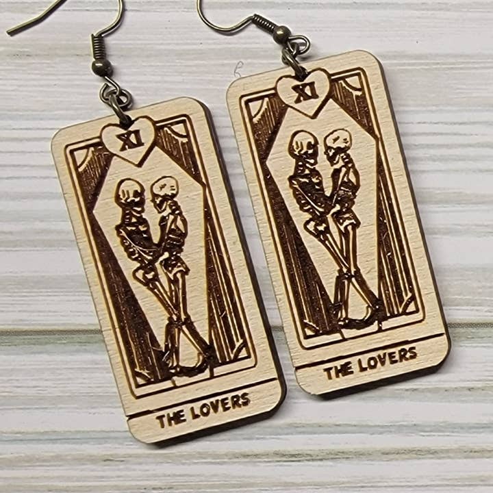 Mars & Me - Wholesale Dangle Earrings - Tarot Earrings4