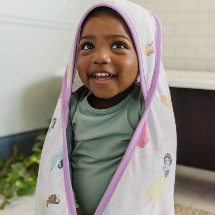 Copper Pearl - Wholesale Hooded Towel - Kids & Baby - Premium Baby Knit Hooded Towel - Disney Princess5