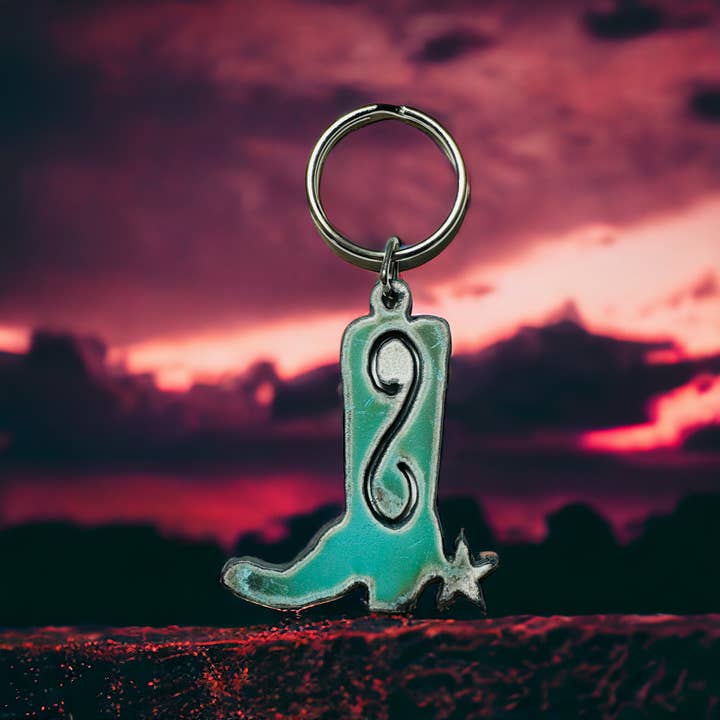 Iron Jewel - Wholesale Keychain - Unisex - Boot keychain Western keyring rodeo Texas Oklahoma Las Vegas4