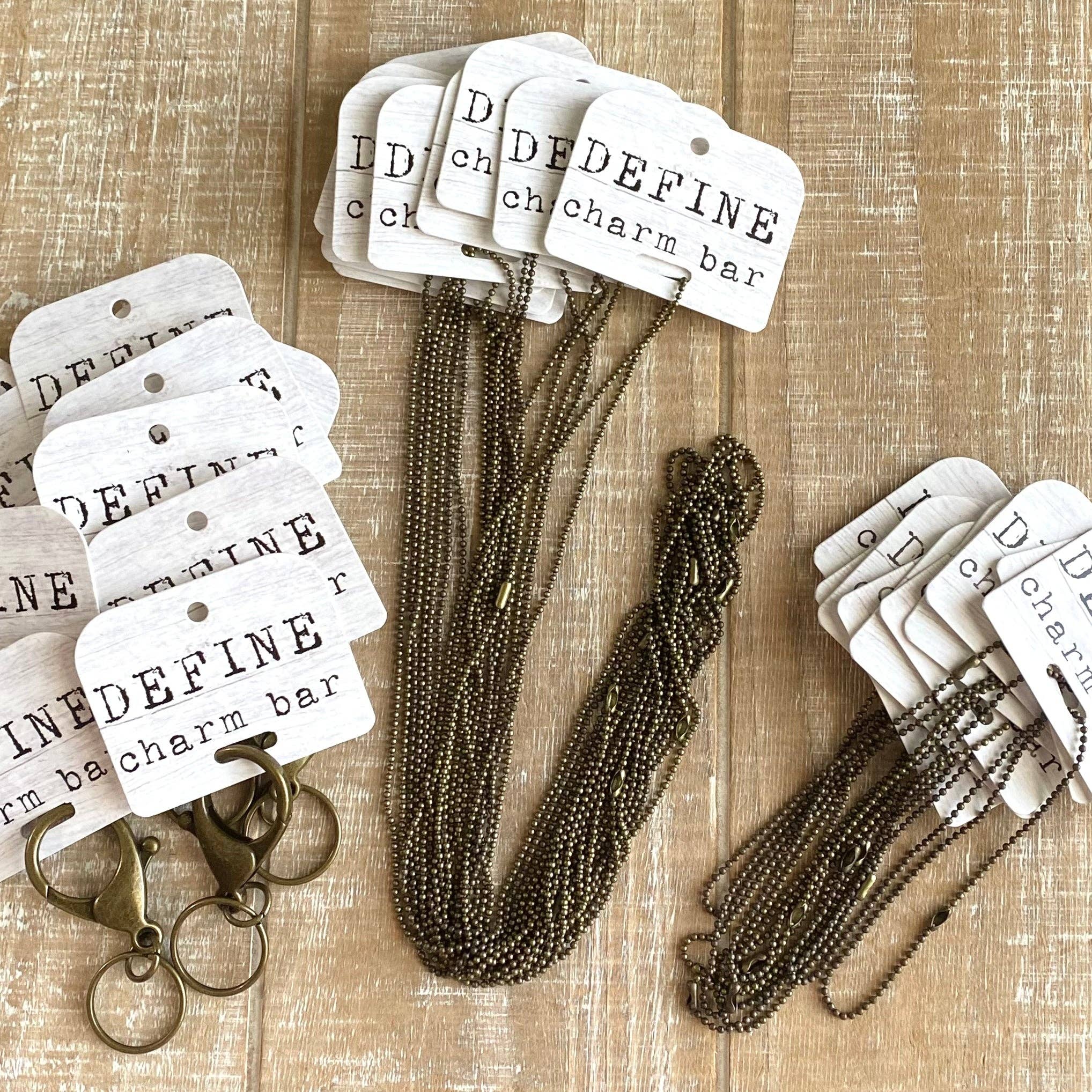 Define Charm Bar - Wholesale Individual Charm/Pendant - Bracelet, Necklace or Keychain Clip for Charm Bar6