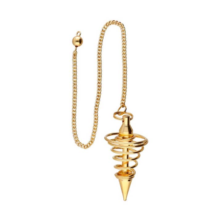 Vives de la Cortada S.L – Großhandel Meditationszubehör – Bronzener spiralförmiger Pendel (BRO2)0