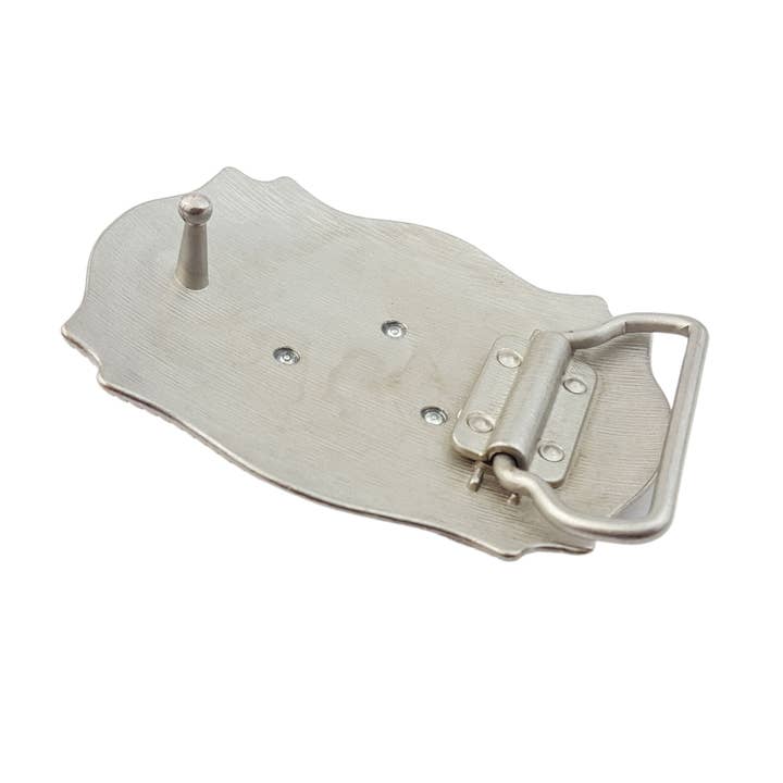 Axesoria West – wholesale Bältesspänne – Unisex – Spänne: Västerländsk antik silver långt horndesign bältesspänne