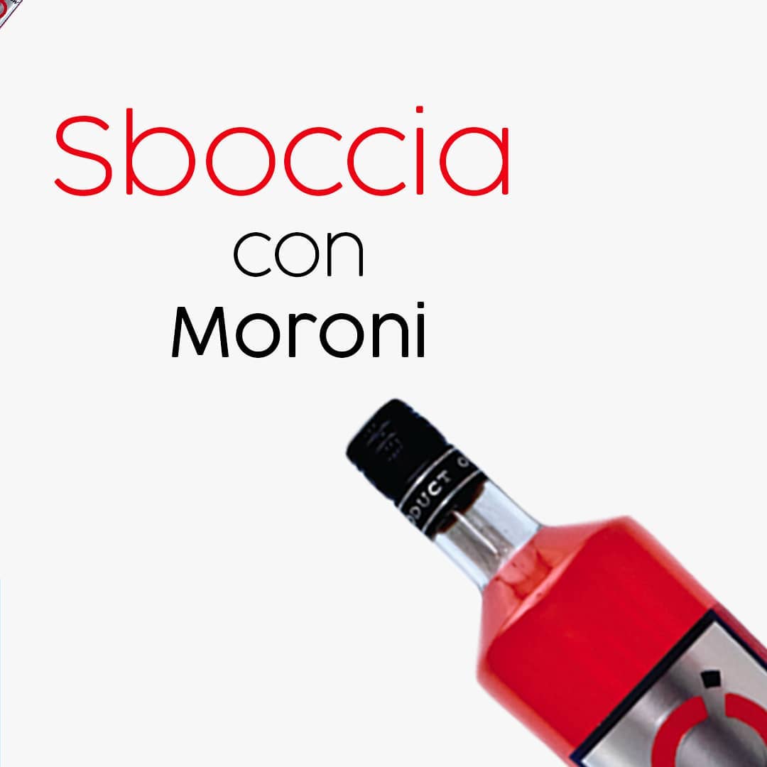 MORONI - Wholesale Non-Alcoholic Aperitif/Mocktail - MORONI BITTER FRIZZANTE 8° in a 20 cl bottle2