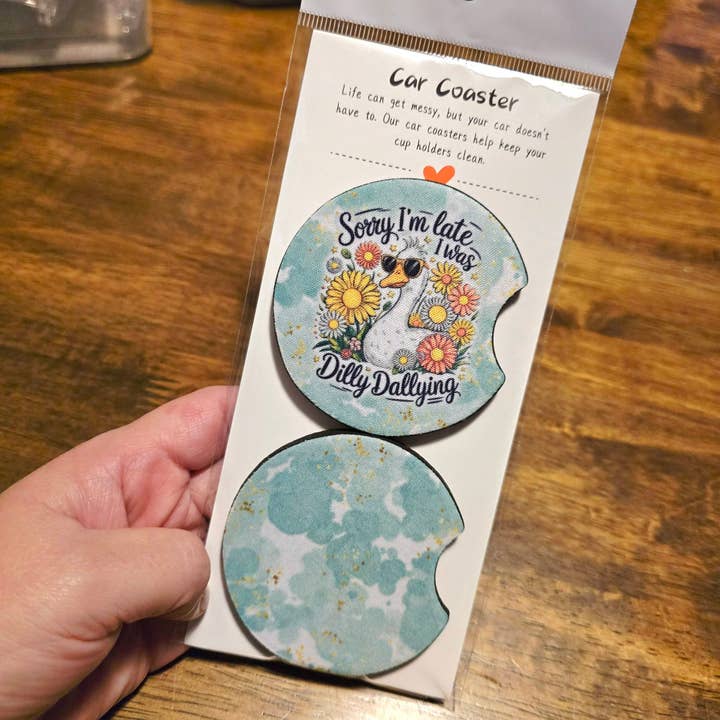 Autocoasterset voor wholesale door Magnolia On Main LLC