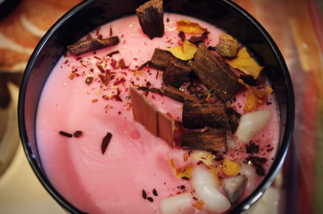 Spill the Tea Sis Apothecary - Wholesale Jar/Filled Candle - Wild Woman Empower Goddess Divine Feminine Intention Candle2