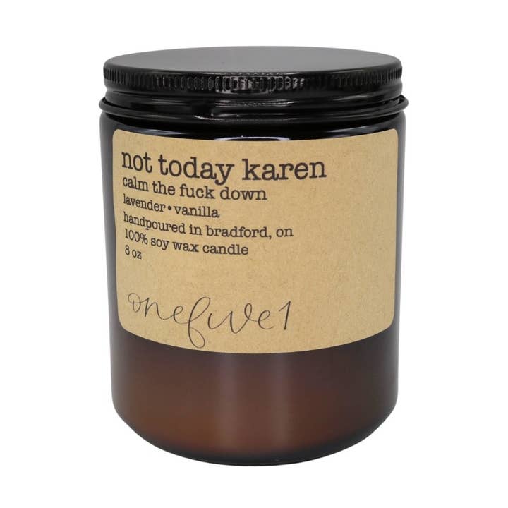 non oggi candela di cera di soia karen - BOSSY per la vendita all'ingrosso da parte di onefive1