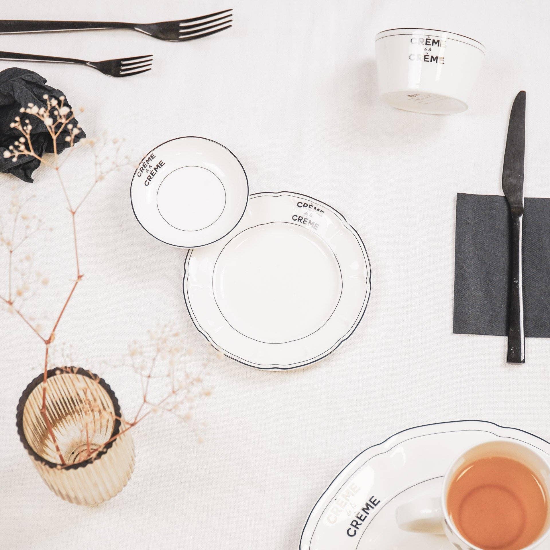 Housevitamin bv – wholesale Tallrikar – HV Creme de la Creme tallrik - 15x15x1,5 cm3