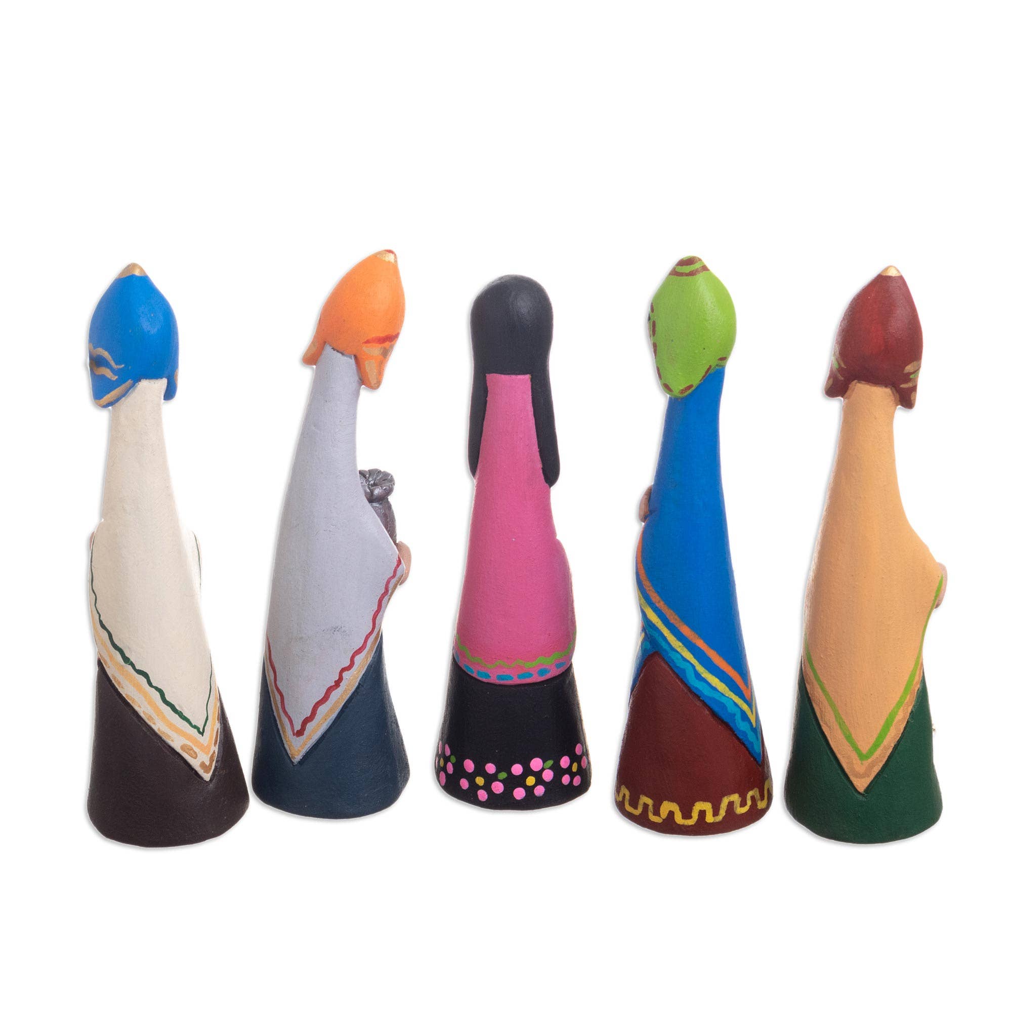 NOVICA - Wholesale Nativity Scene Decor - Novica Handmade Ceramic Nativity Scene (5 Pieces)2