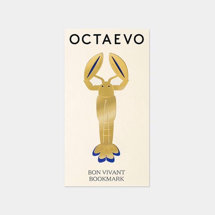 54 Celsius - Wholesale Bookmark - OCTAEVO Bookmark "Bon Vivant" - Metal w Brass Finish5