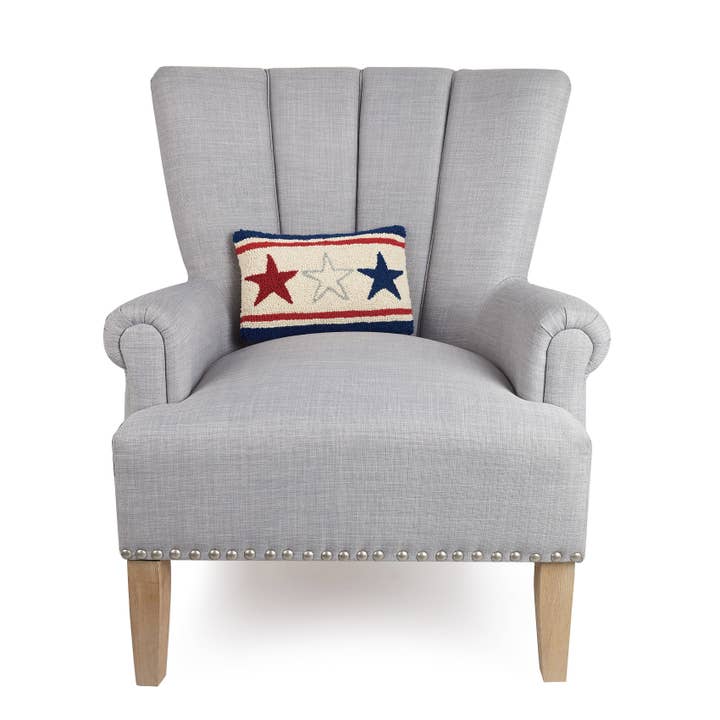 Peking Handicraft - Wholesale Throw/Decorative Pillow - Americana Stars USA Hook Pillow