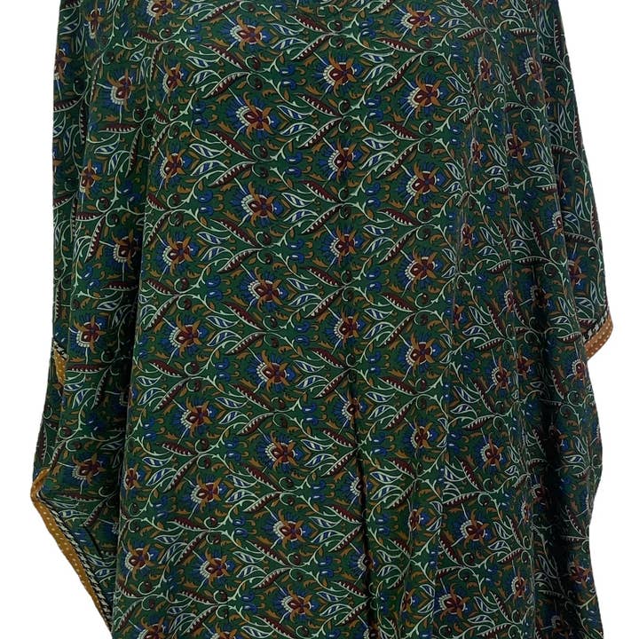 PRC7156 Avatar Tunique Caftan Courte en Soie Pure pour la vente par sariKNOTsari