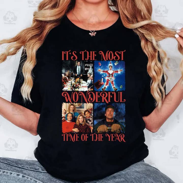 Christmas Funny Movie Vacation Shirt, Holiday Movies Friends for wholesale by OneStopSapphireShop