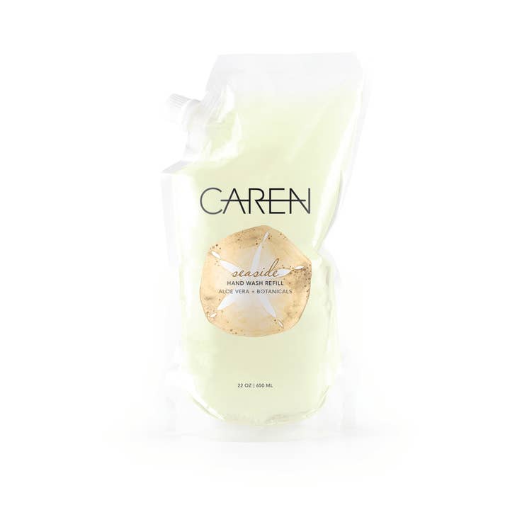 Caren Products - Wholesale Hand Soap/Wash - Caren Hand Wash - Seaside- 22 oz Refillable Pouch
