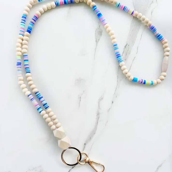 Lanyard Lovebirds - Wholesale Lanyard - Women's - It's Electric Fully Beaded Lanyard 0