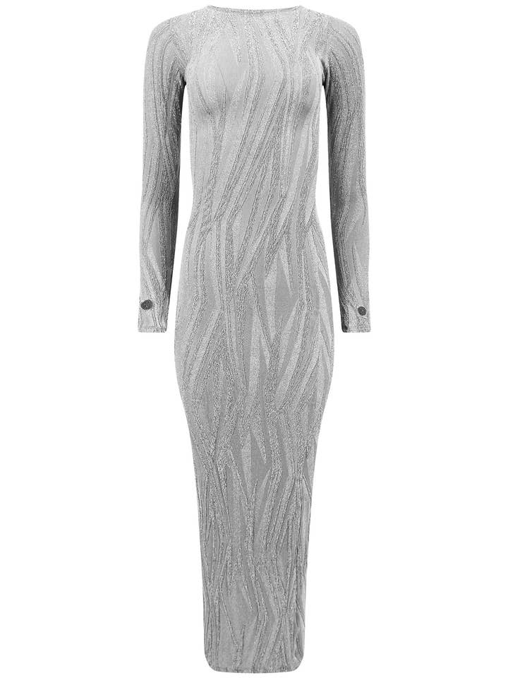 Regality Silver Dress for wholesale on Faire0