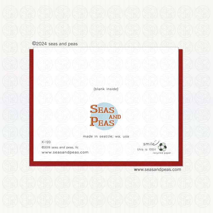 Seas and Peas, LLC - Wholesale Christmas Card - No Drama Holiday Card1