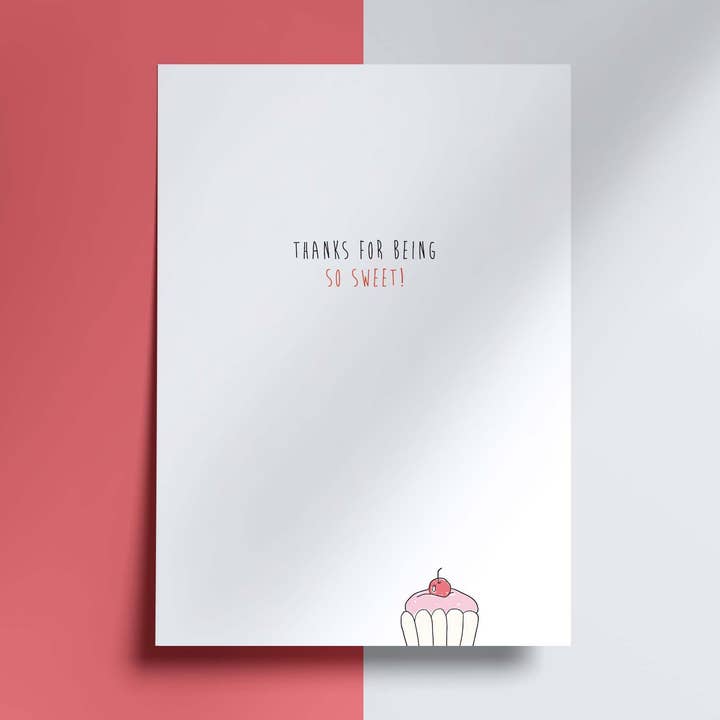 Wenskaart - Merci d'être si gentil pour la vente par printthings