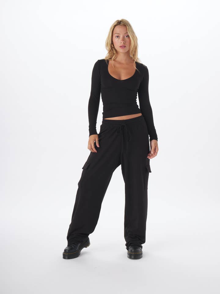 Drawstring Cargo Pant for wholesale by Brownlee