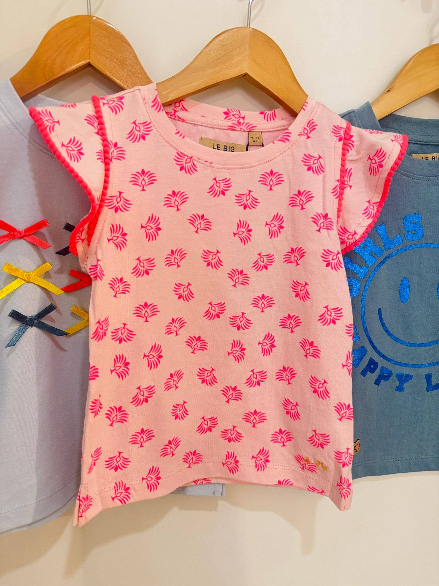LE BIG - Venta al por mayor Camiseta - Niños - Camiseta Dakota m/c - Rosa Empolvado3