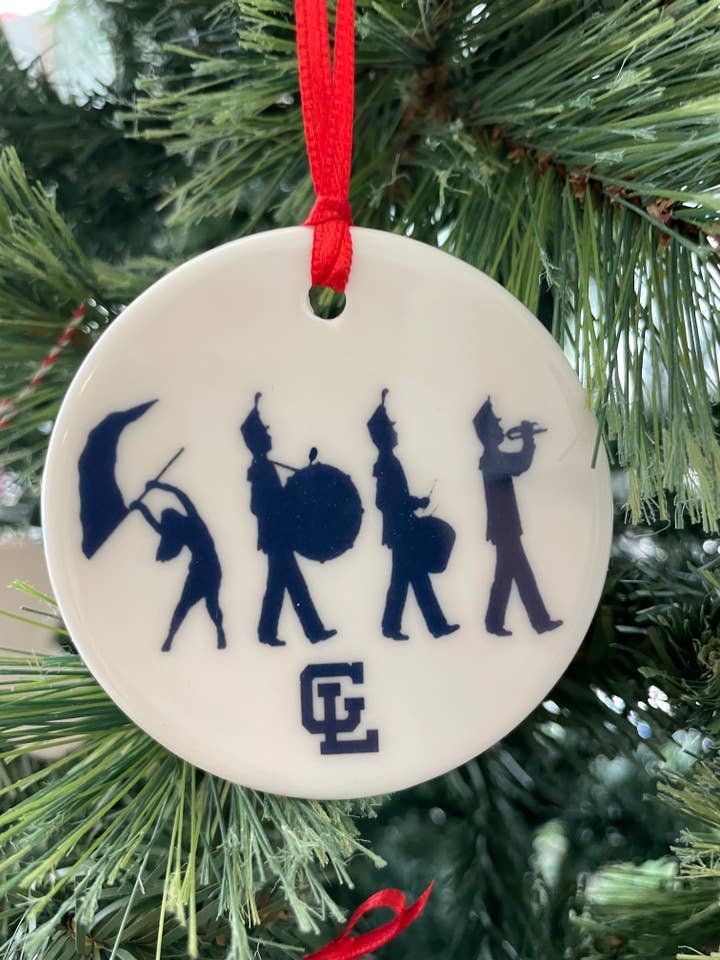 Ornement de Noël avec nom - Fanfares et Garde de Couleur pour la vente par philoSophie's Stationery & Gifts