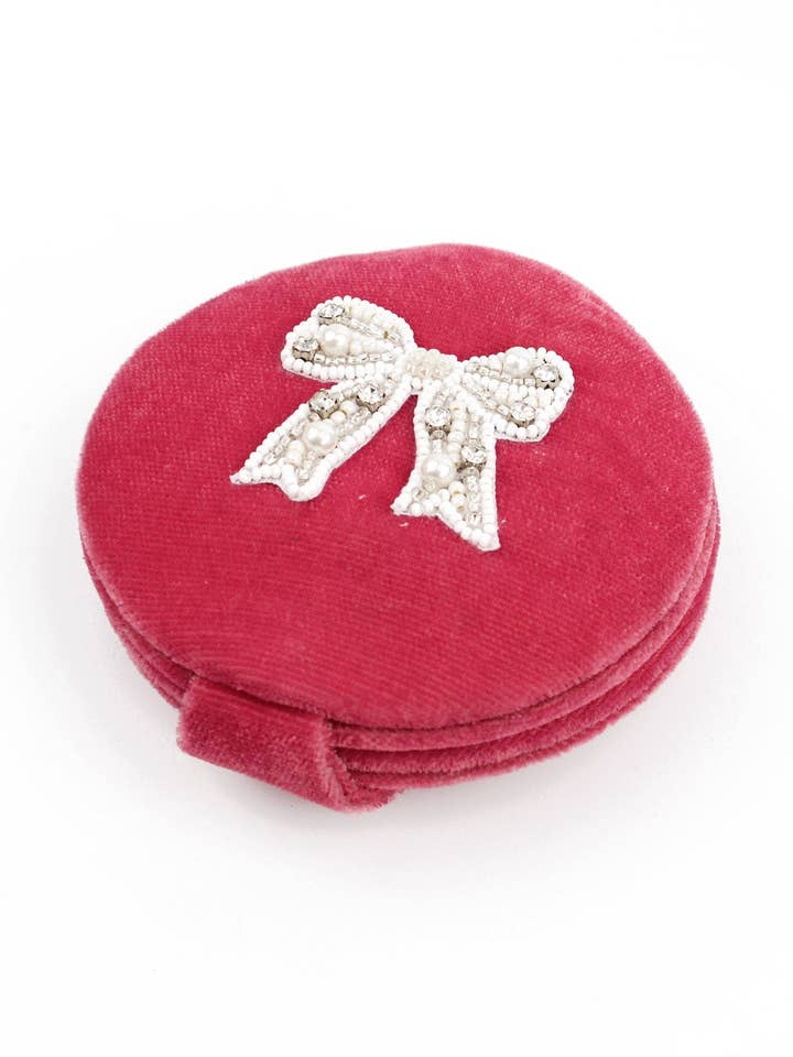 PEARL BOW COMPACTE SPIEGEL voor wholesale door My Doris