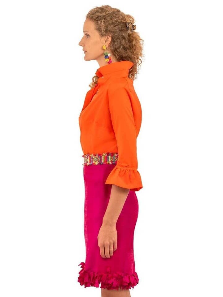 Gretchen Scott LLC – wholesale Kjol - Dam – Silkeskjol med konfettifransar2