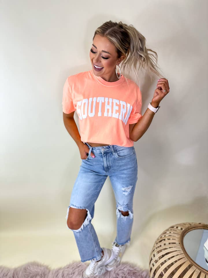 birdie - Wholesale Screen Printed T-Shirt - Women's - Southern Neon Graphic Tee