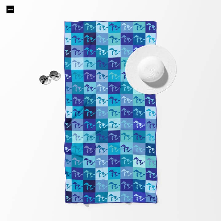 June Apothicarie - Wholesale Beach Towel - The Great Lakes Double Sided Quick Dry Beach Towel