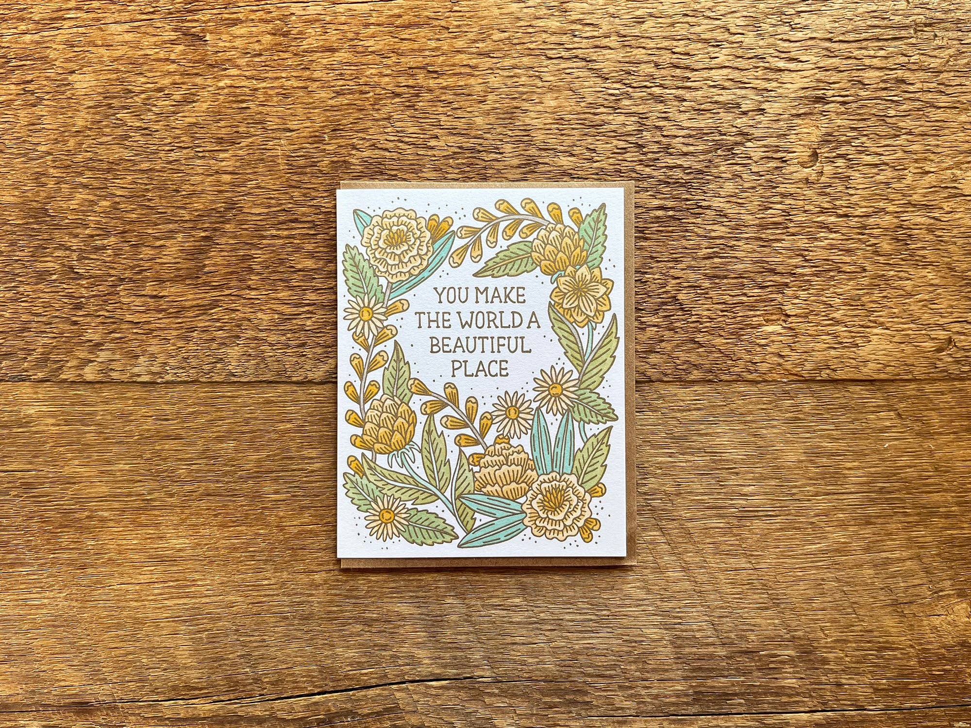 Noteworthy Paper & Press - Wholesale Love Card - Beautiful World Card2