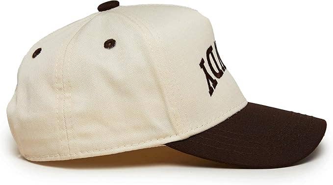 Funky Junque - Wholesale Baseball Cap - Kids - Kids/Baby 2-Tone Cap: Rowdy Upside Down - Brown/Beige2