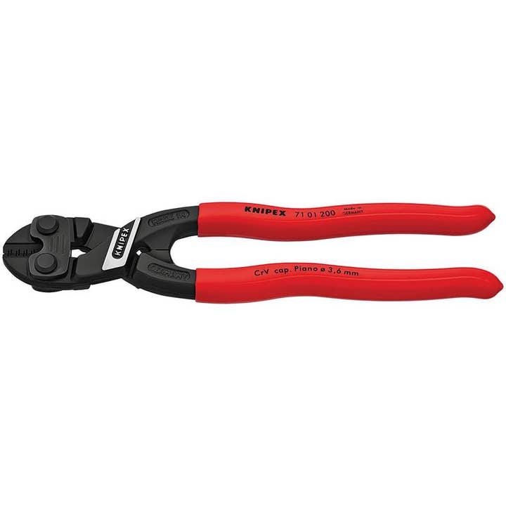 KNIPEX - Knipex 8 in. Mini Bolt Cutter Black/Red 1 pk for wholesale by Everyday Supply Co