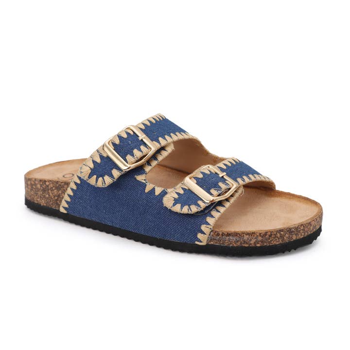 Yoki Fashion – Engroshandel sandal - Dame – YOKI GIAN-218 Afslappede fodseng med korksandaler til kvinder