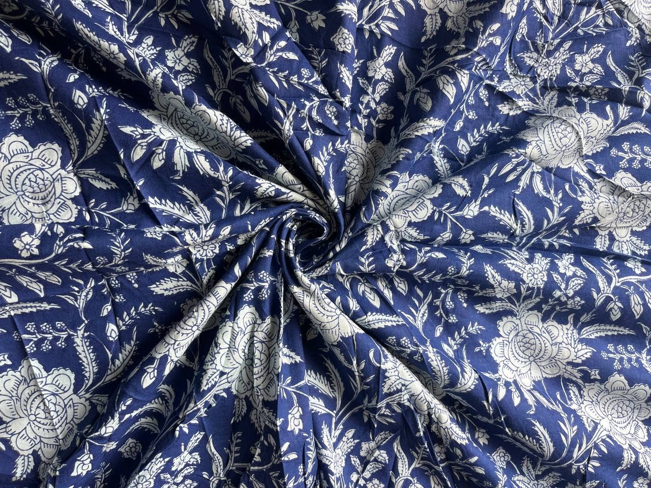 Bhawana Handicrafts – Tinta de tecido por atacado – Tecido de algodão com estampa de bloco indiano tecido de costura e acolchoado 0