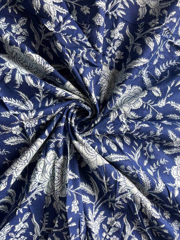Indian Block Print Cotton Fabric Sewing And Quilting Fabric for wholesale by Bhawana Handicrafts
