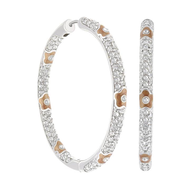 Pave Hoop Örhängen för wholesale av Lauren G Adams