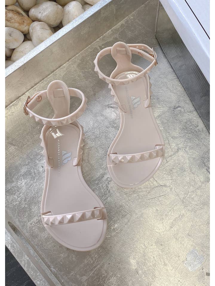 Shoes By Alexandria Brandao – Großhandel Sandalen – Kinder – Aria Nude Beige Jelly Kinder-Sandalen für Mädchen2