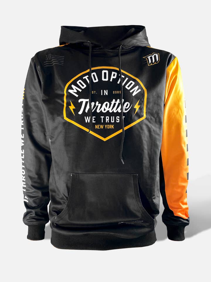 Herr Stunner Premium Hoodie - Svart för wholesale av MotoOption