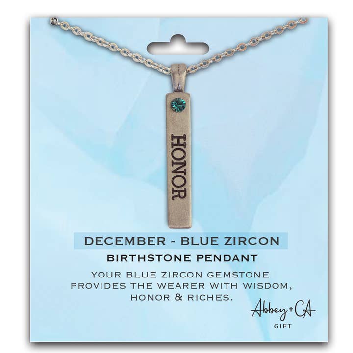 Abbey + CA Gift - Wholesale Pendant/Charm Necklace - Birthstone Pendant Necklace11