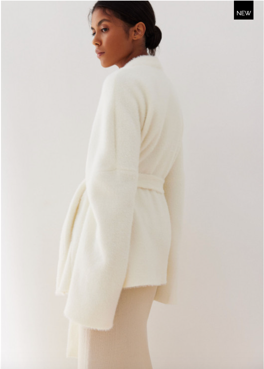 Nenya Fashion Limited - Wholesale Cardigan - Women's - Amber – Fluffy Yarn Kimono Cardigan5