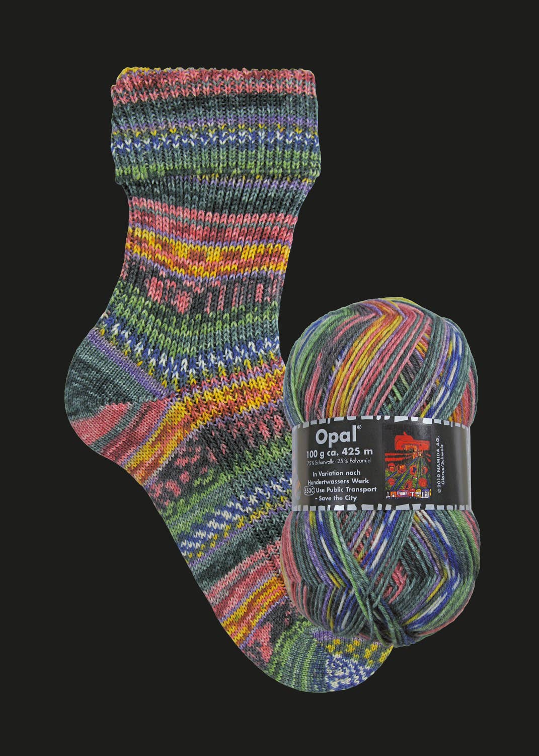 SCHULANA - Wholesale Yarn - OPAL sock yarn after Hundertwasser 4-ply20